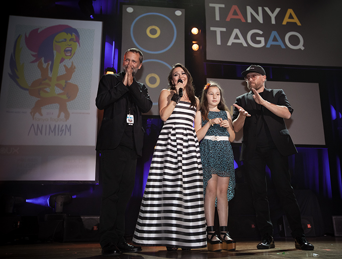 Tanya Tagaq wins the 2014 Polaris Music Prize. Photo by Dustin Rabin.