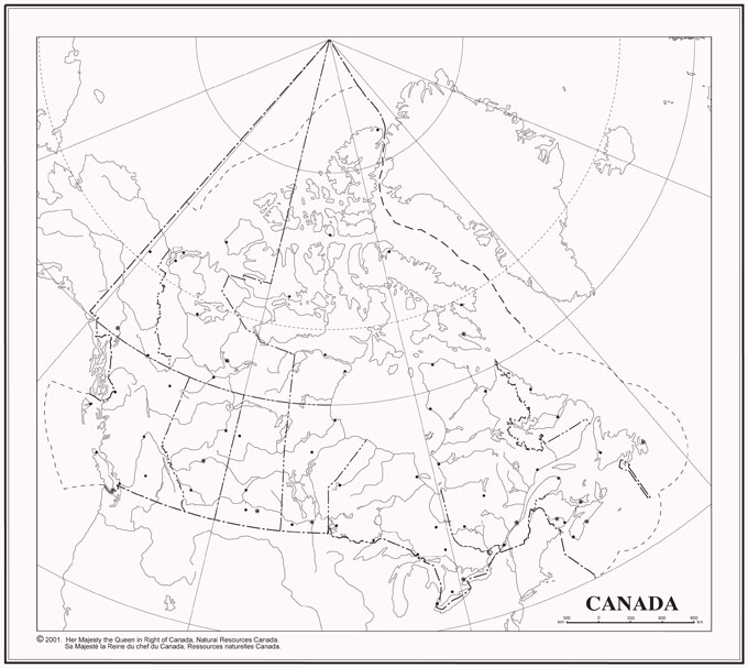 Map from Natural Resources Canada