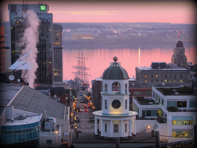 Halifax Harbour and the town clock. Photo by David Ross