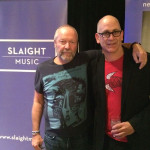 Gary Slaight and Steve Jordan at the Slaight Music CMW Social.