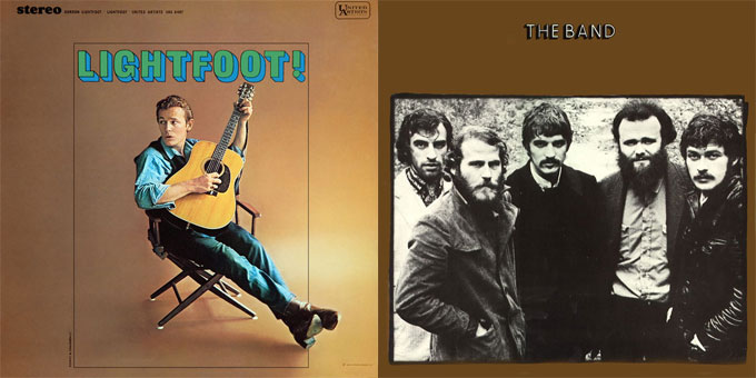 Gordon Lightfoot's 'Lightfoot!' and The Band's 'The Band'